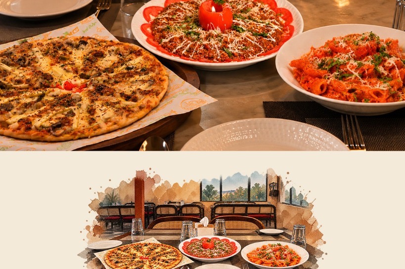Khaas Restaurant Pure Veg Dining Spread
