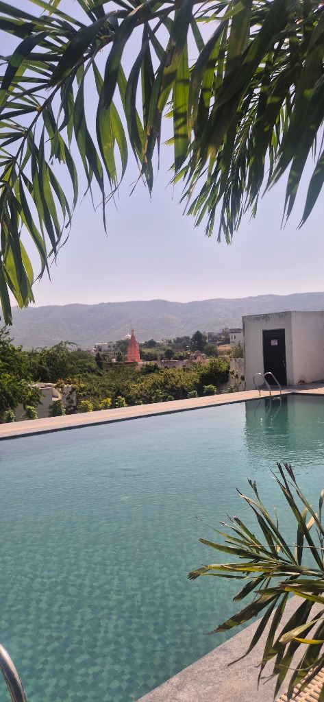 Large Central Swimming Pool at Rahvaas Resort Pushkar